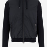 GIUBBOTTO CON CAPPUCCIO IN COTONE E NYLON MC000168U 720569201 HERNO 