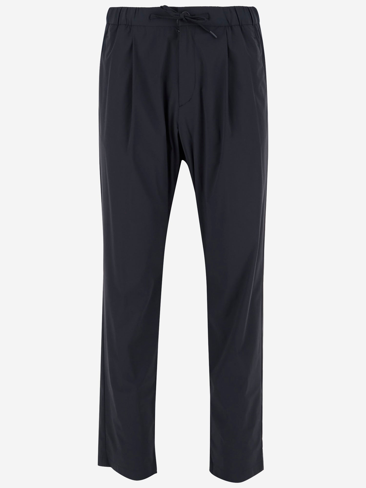 PANTALONI IN TESSUTO TECNICO STRETCH PT000077U 12691Z9201 HERNO 