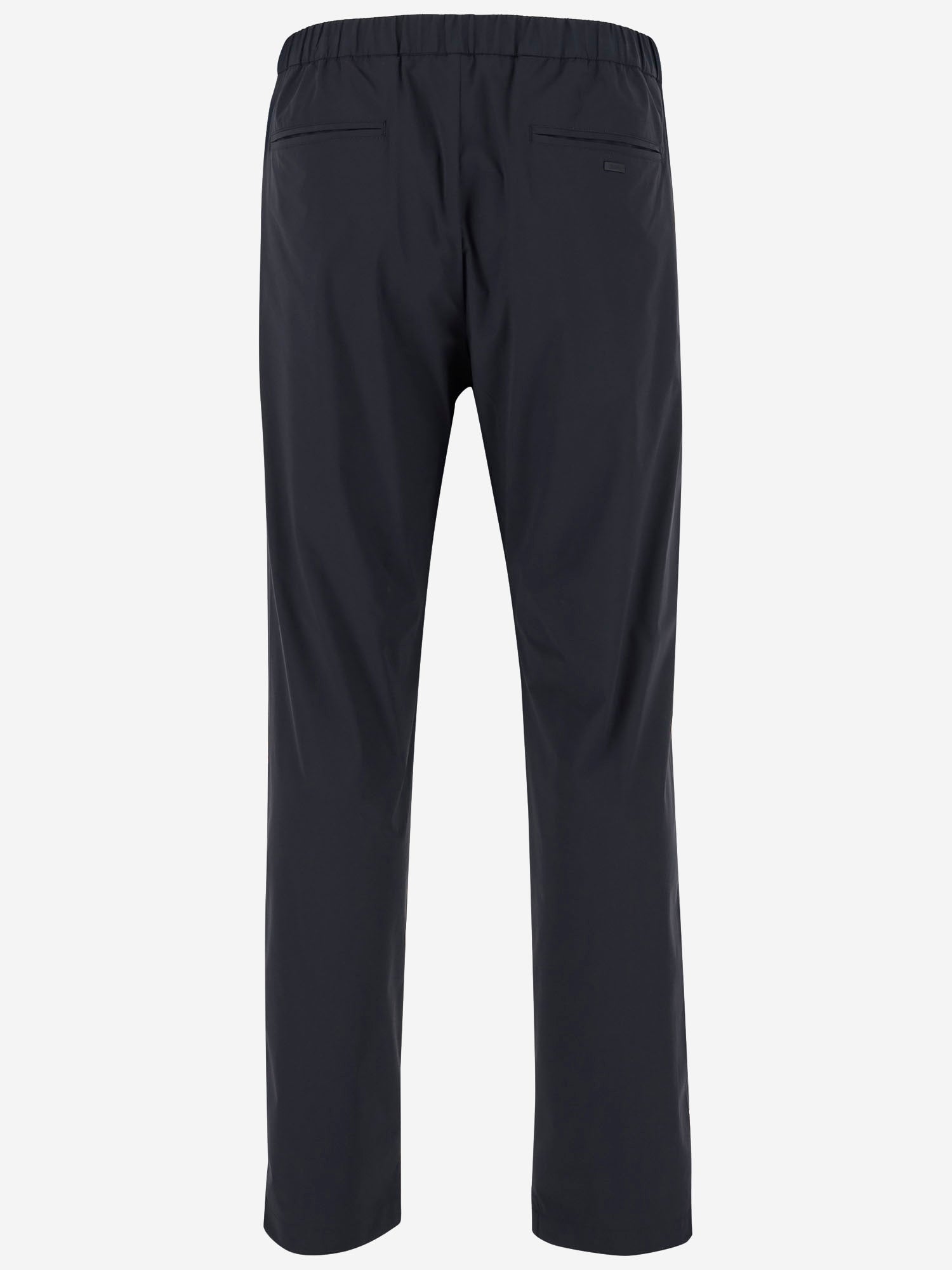 PANTALONI IN TESSUTO TECNICO STRETCH PT000077U 12691Z9201 HERNO 