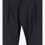 PANTALONI IN TESSUTO TECNICO STRETCH PT000077U 12691Z9201 HERNO 