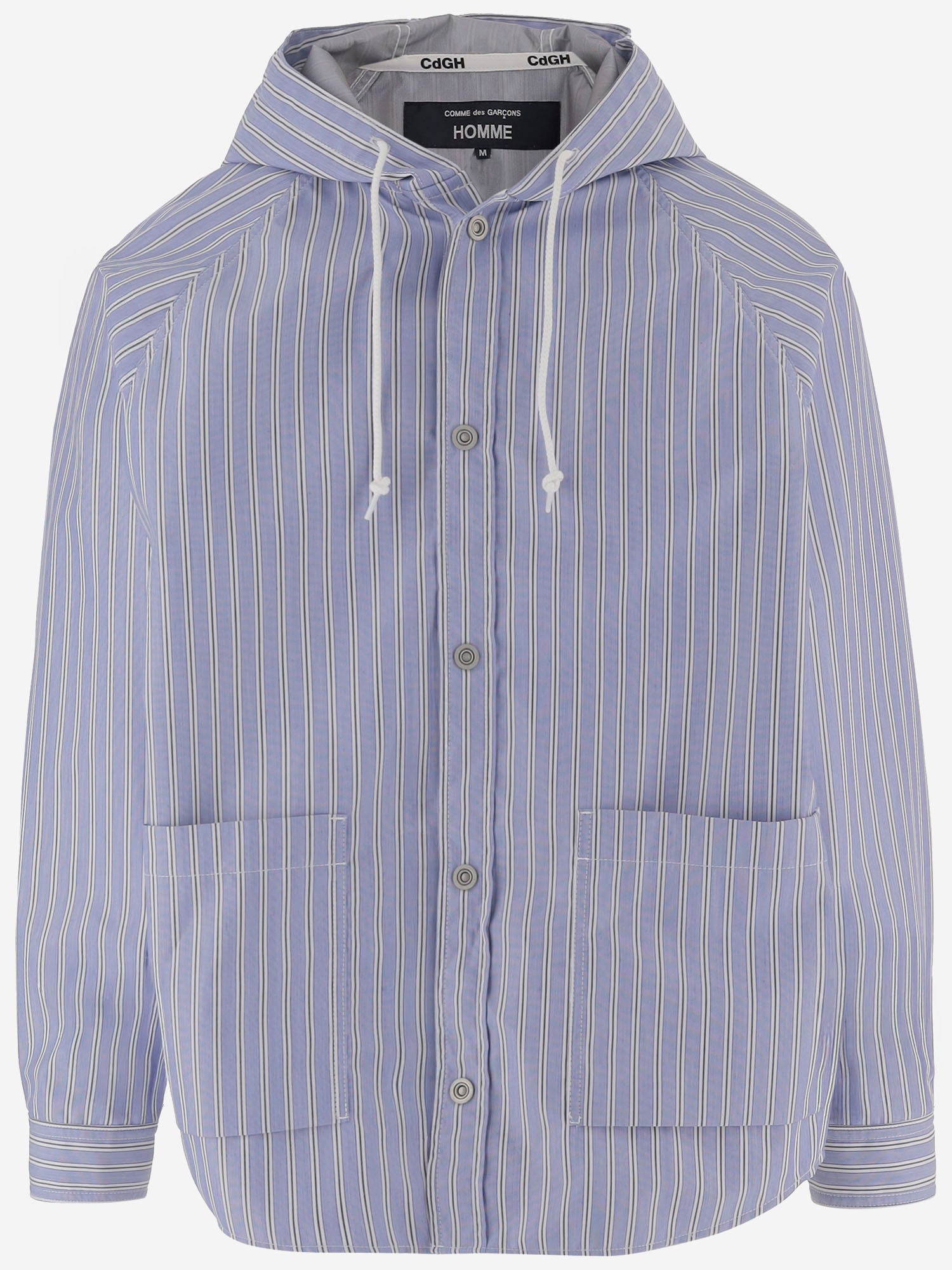 GIACCA IN TESSUTO TECNICO A RIGHE HQB004 1 HOMME 