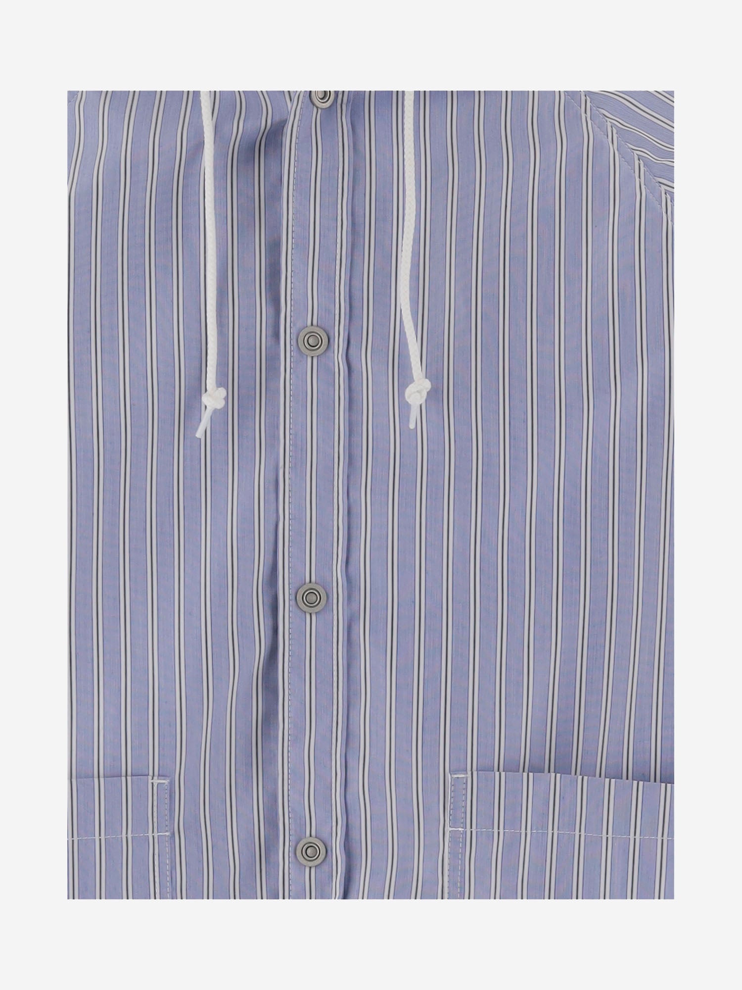 GIACCA IN TESSUTO TECNICO A RIGHE HQB004 1 HOMME 