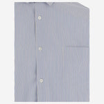 CAMICIA IN COTONE A RIGHE CON MANICHE DOPPIE HQB007 1 HOMME 