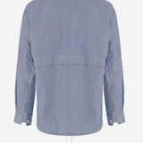 CAMICIA IN COTONE A RIGHE HQB011 1 HOMME 