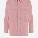 CAMICIA IN COTONE A RIGHE HQB011 3 HOMME 