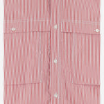 CAMICIA IN COTONE A RIGHE HQB011 3 HOMME 