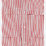 CAMICIA IN COTONE A RIGHE HQB011 3 HOMME 