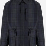 CAMICIA IN MISTO COTONE CON MOTIVO CHECK HQJ011 1 HOMME 