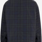 CAMICIA IN MISTO COTONE CON MOTIVO CHECK HQJ011 1 HOMME 