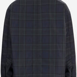 CAMICIA IN MISTO COTONE CON MOTIVO CHECK HQJ011 1 HOMME 
