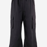 PANTALONI IN NYLON CON GAMBA AMPIA HQP011 1 HOMME 