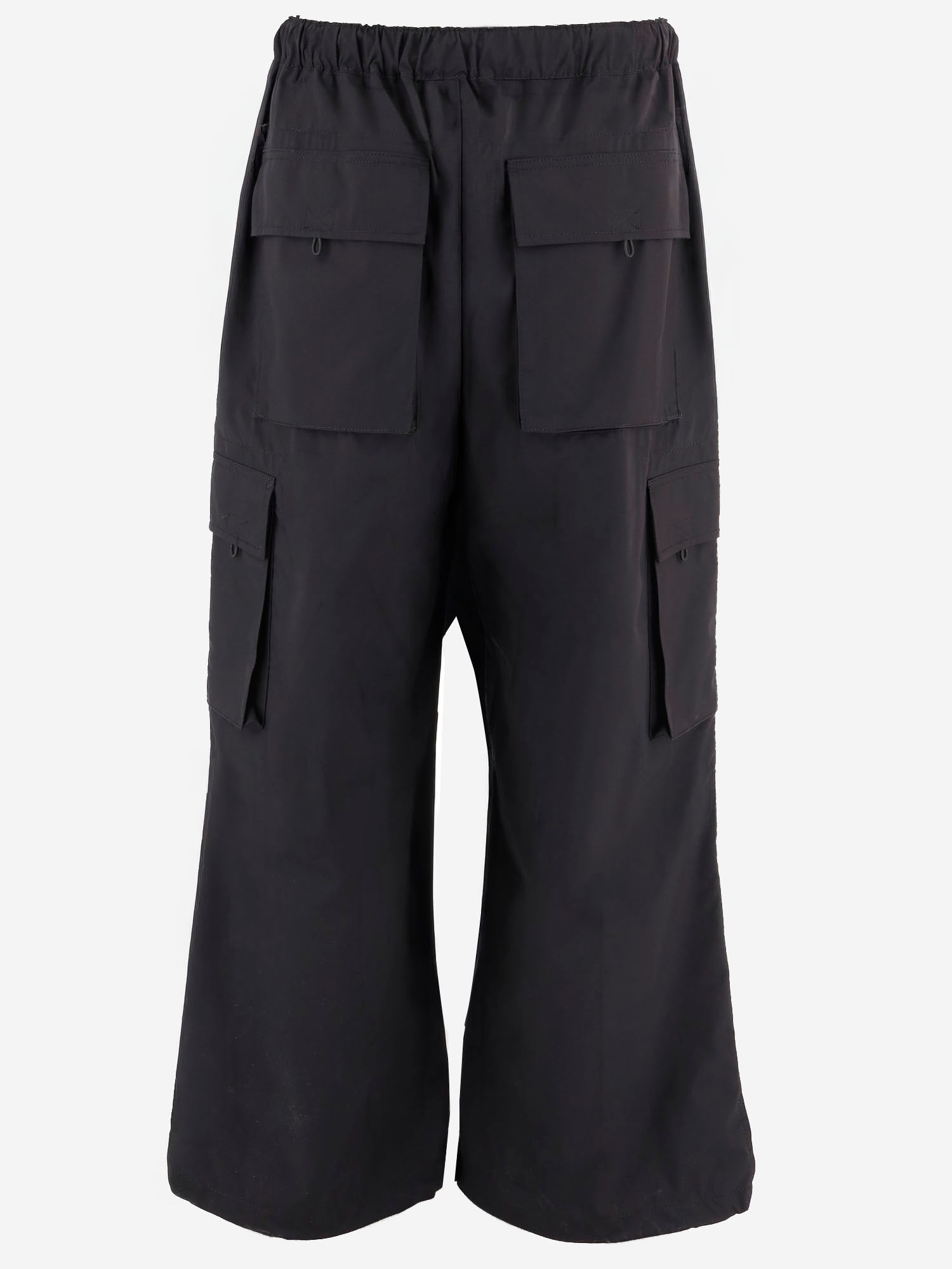 PANTALONI IN NYLON CON GAMBA AMPIA HQP011 1 HOMME 