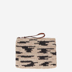 POCHETTE IN RAFIA NATURALE AMPYZEBRA EXCLU IBELIV 
