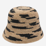CAPPELLO BUCKET IN RAFIA ANDAOZEBRA EXCLU IBELIV 