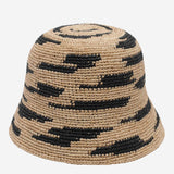 CAPPELLO BUCKET IN RAFIA ANDAOZEBRA EXCLU IBELIV 