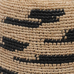 CAPPELLO BUCKET IN RAFIA ANDAOZEBRA EXCLU IBELIV 