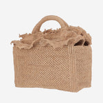 BORSA TOTE IN RAFIA E COTONE LAGUNA TEA IBELIV 