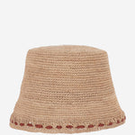 CAPPELLO BUCKET IN RAFIA SOPRA TEA IBELIV 
