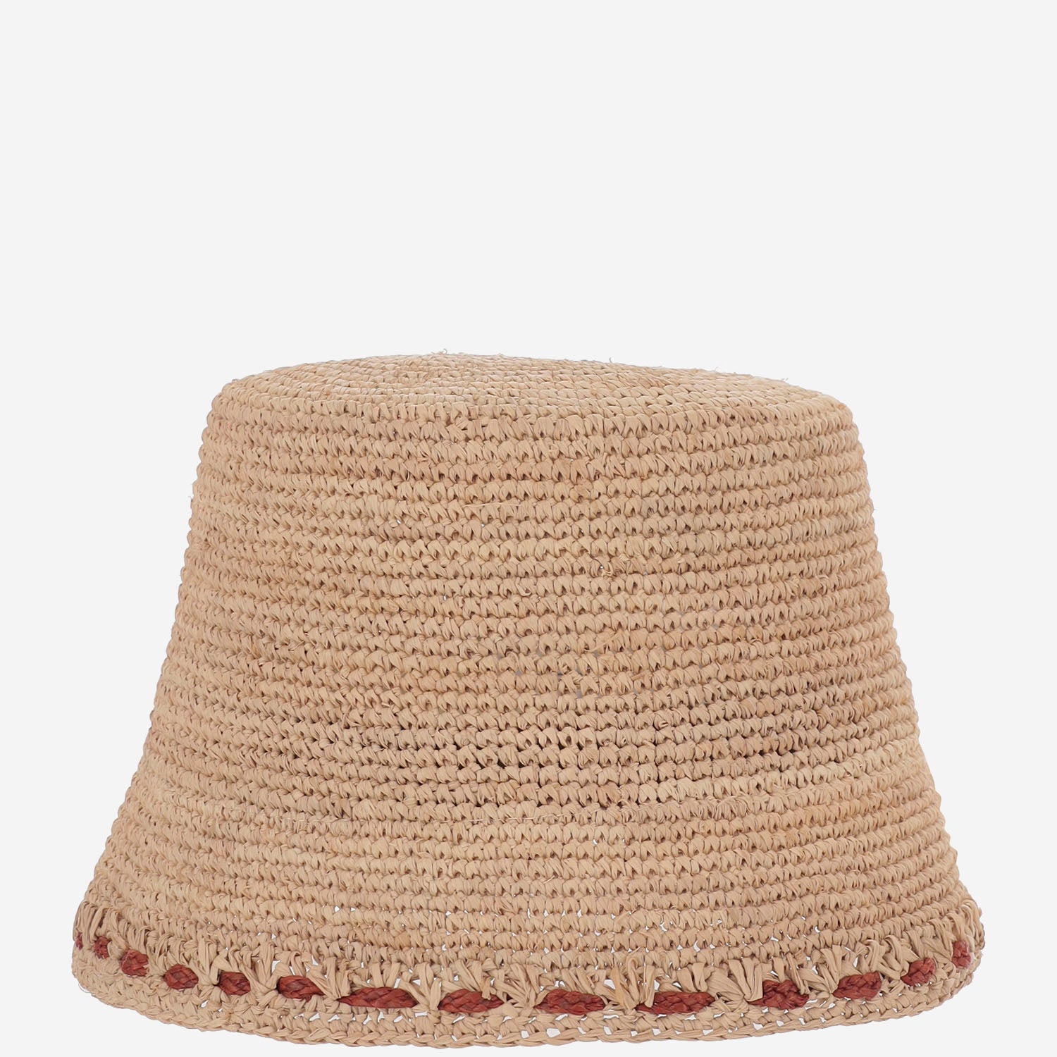 CAPPELLO BUCKET IN RAFIA SOPRA TEA IBELIV 