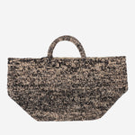 BORSA TOTE MEDIA VANILLA IN RAFIA VANILLA TIGA IBELIV 