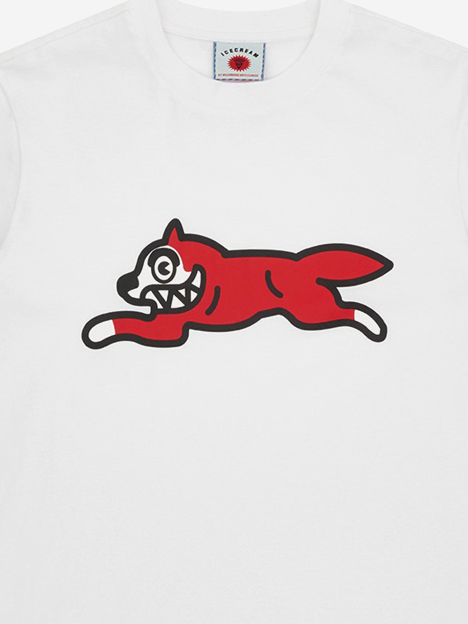 T-SHIRT IN COTONE CON LOGO IC23449 WHITE ICECREAM 