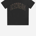 T-SHIRT IN COTONE CON LOGO IC26144 BLACK ICECREAM 