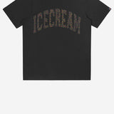 T-SHIRT IN COTONE CON LOGO IC26144 BLACK ICECREAM 