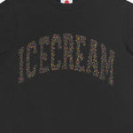 T-SHIRT IN COTONE CON LOGO IC26144 BLACK ICECREAM 