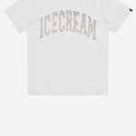 T-SHIRT IN COTONE CON LOGO IC26144 WHITE ICECREAM 