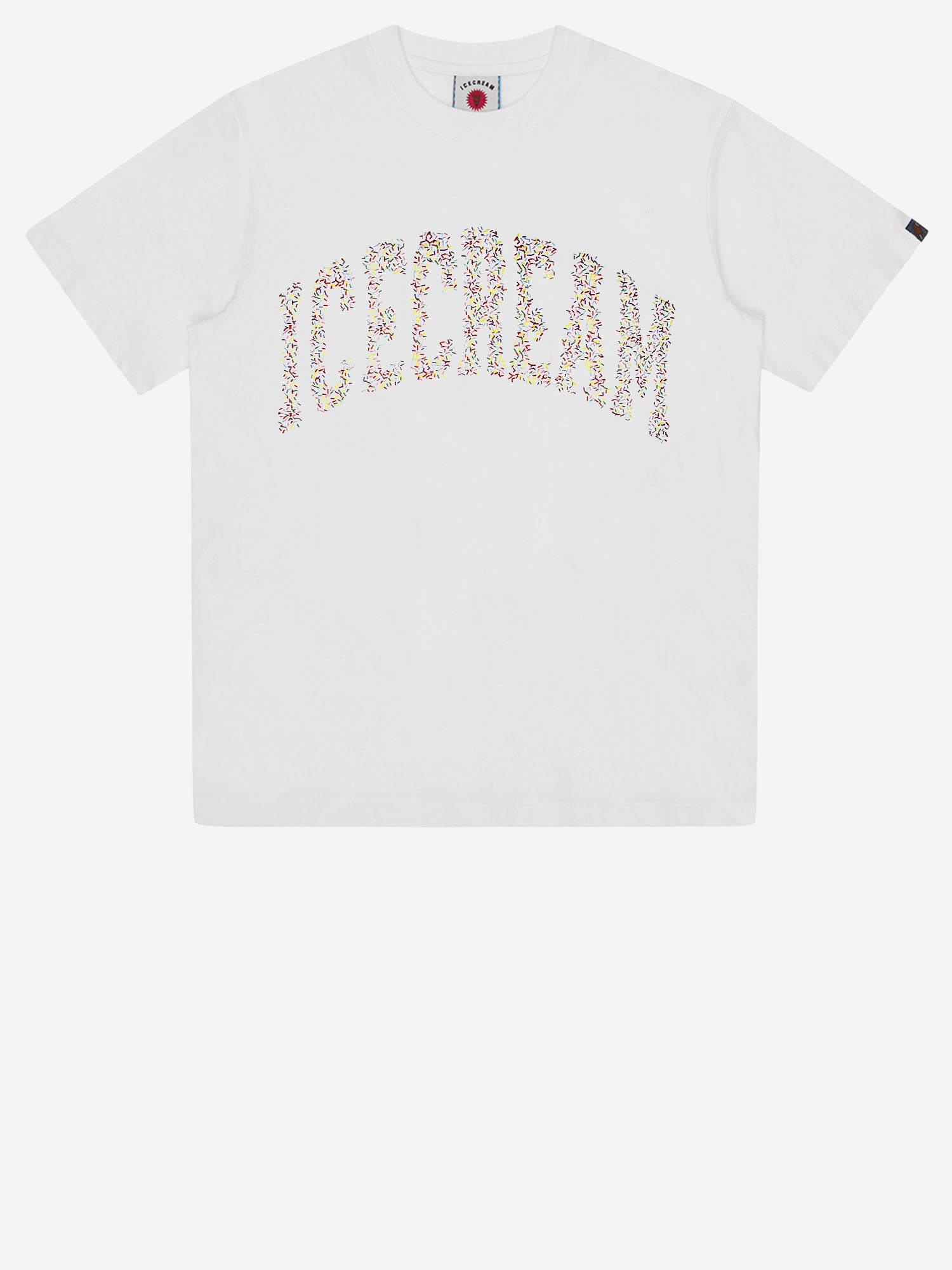 T-SHIRT IN COTONE CON LOGO IC26144 WHITE ICECREAM 