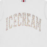 T-SHIRT IN COTONE CON LOGO IC26144 WHITE ICECREAM 