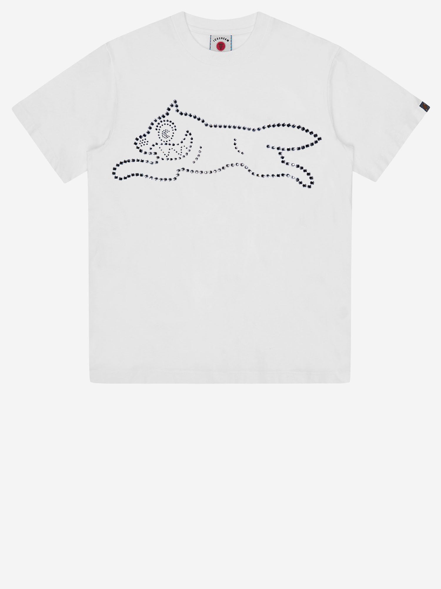 T-SHIRT IN COTONE CON LOGO IC26178 WHITE ICECREAM 