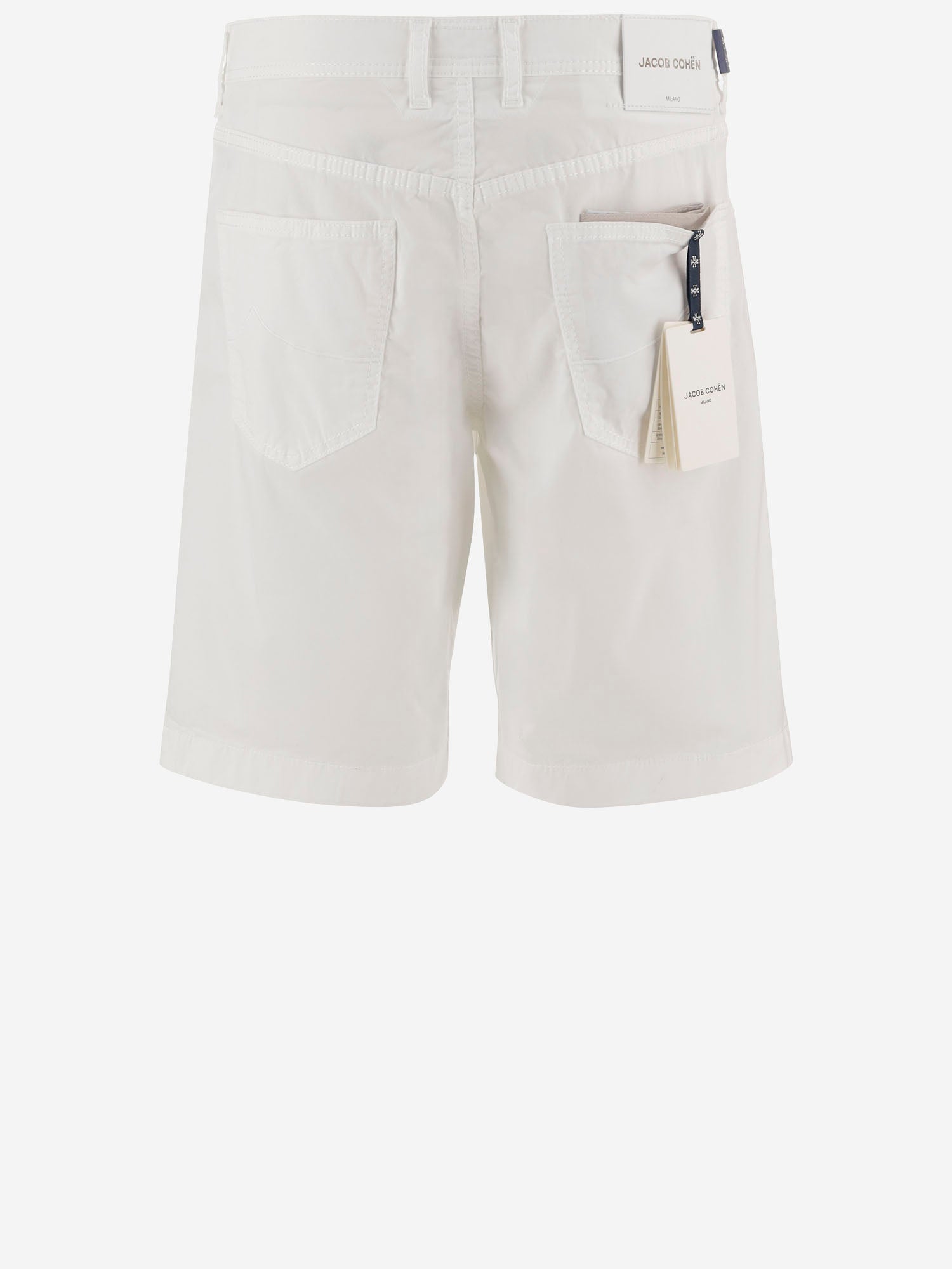 PANTALONI CORTI IN COTONE STRETCH JUMOE001 036A00 JACOB COHEN 
