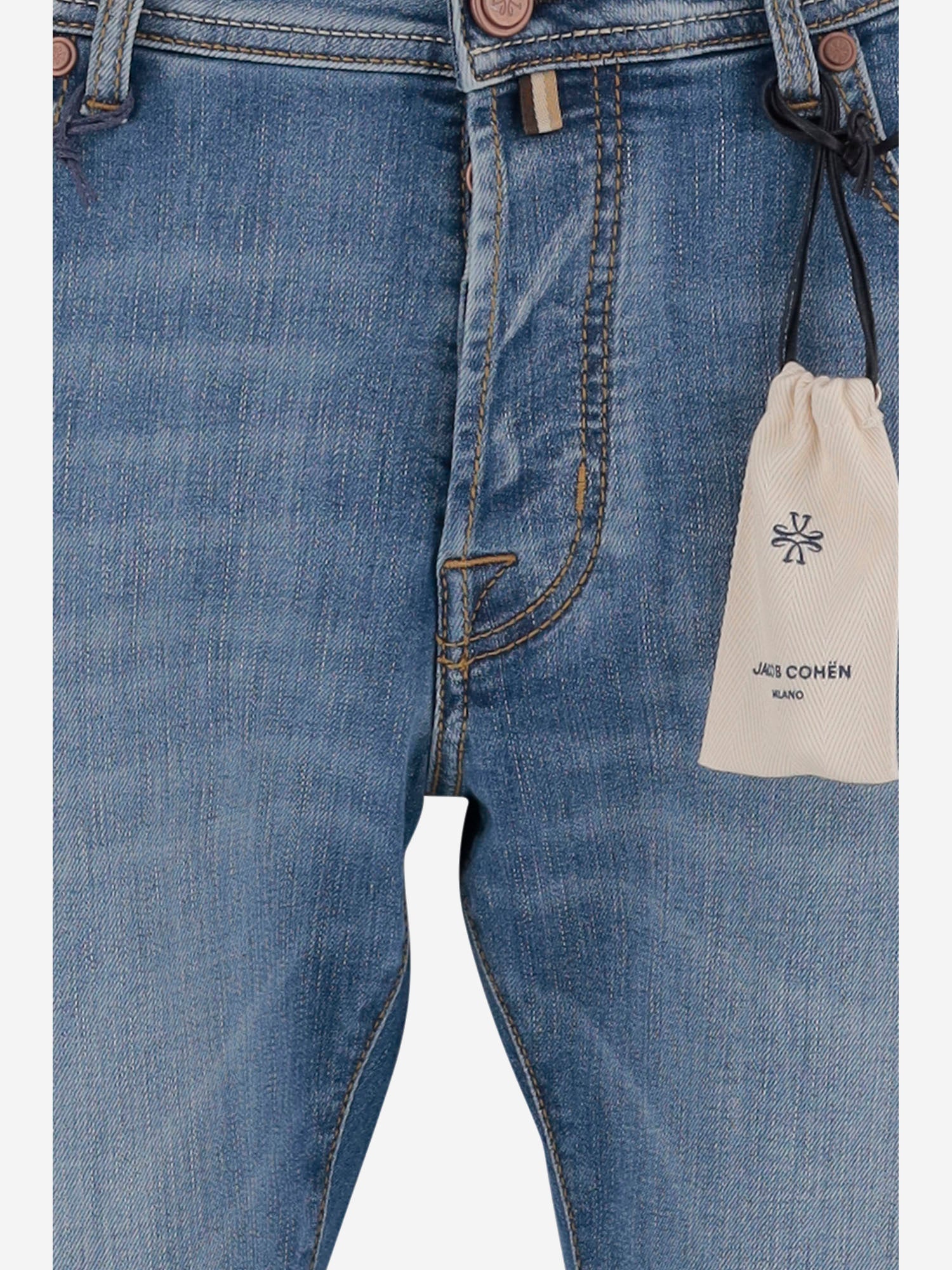 Jeans in denim di cotone stretch JUMQE004 055200D JACOB COHEN 