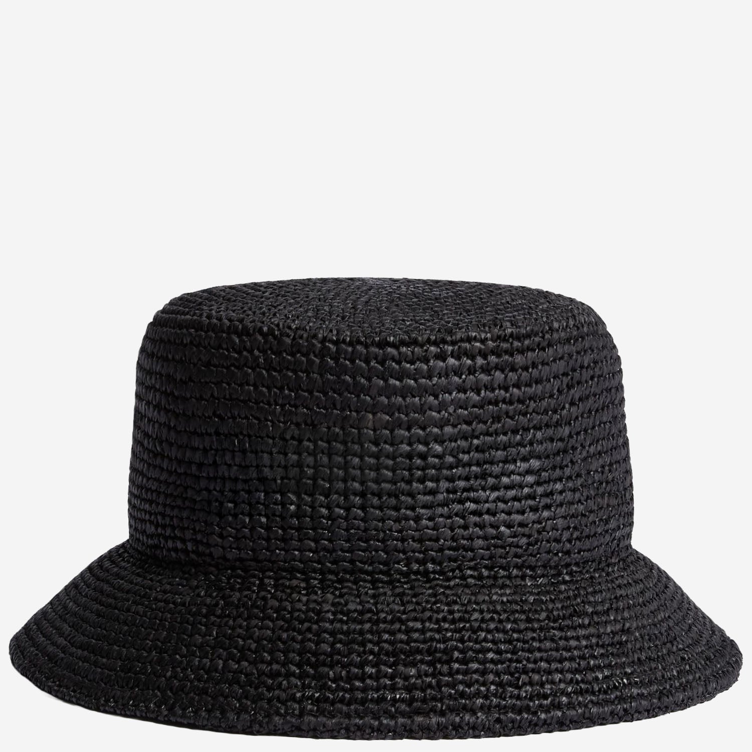CAPPELLO BUCKET IN RAFIA CON LOGO ACU00835AW00501 990 JACQUEMUS 