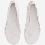 Sandali in pelle e tessuto con dettagli cut-out FOW00203AW00819 100 JACQUEMUS 