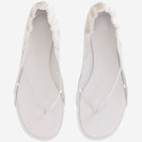 Sandali in pelle e tessuto con dettagli cut-out FOW00203AW00819 100 JACQUEMUS 
