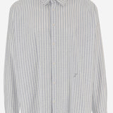 CAMICIA IN COTONE A RIGHE CON LOGO SHM00572AW00779 1LX JACQUEMUS 