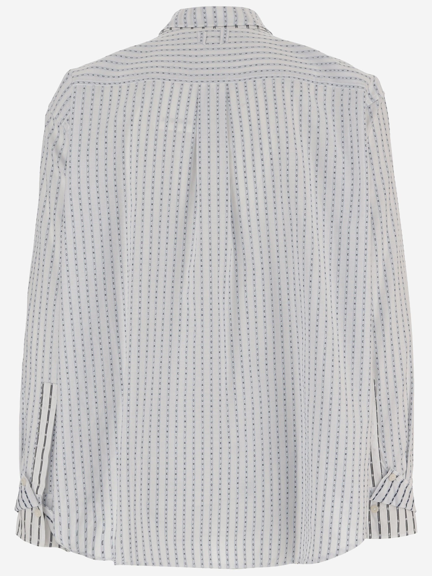 CAMICIA IN COTONE A RIGHE CON LOGO SHM00572AW00779 1LX JACQUEMUS 