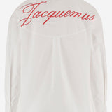 CAMICIA IN COTONE CON LOGO SHM00588AW00648 100 JACQUEMUS 