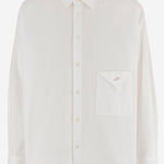 CAMICIA NAPPE IN COTONE CON TASCHINO RIPIEGATO SHM00607AW00351 100 JACQUEMUS 