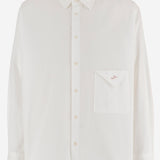 CAMICIA NAPPE IN COTONE CON TASCHINO RIPIEGATO SHM00607AW00351 100 JACQUEMUS 