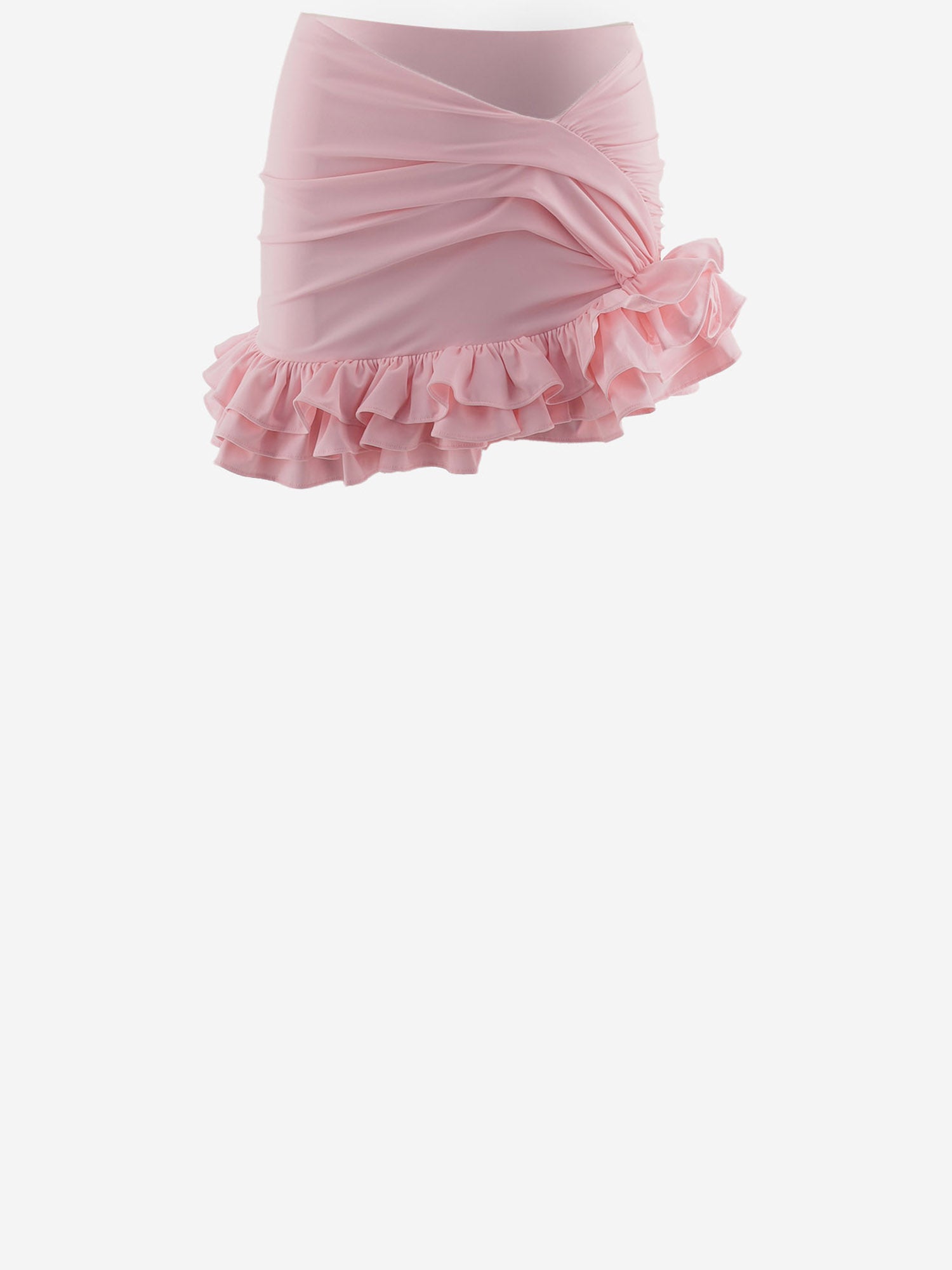 PANTALONI CORTI IN JERSEY TECNICO CON DRAPPEGGI SKW00680AW00096 430 JACQUEMUS 