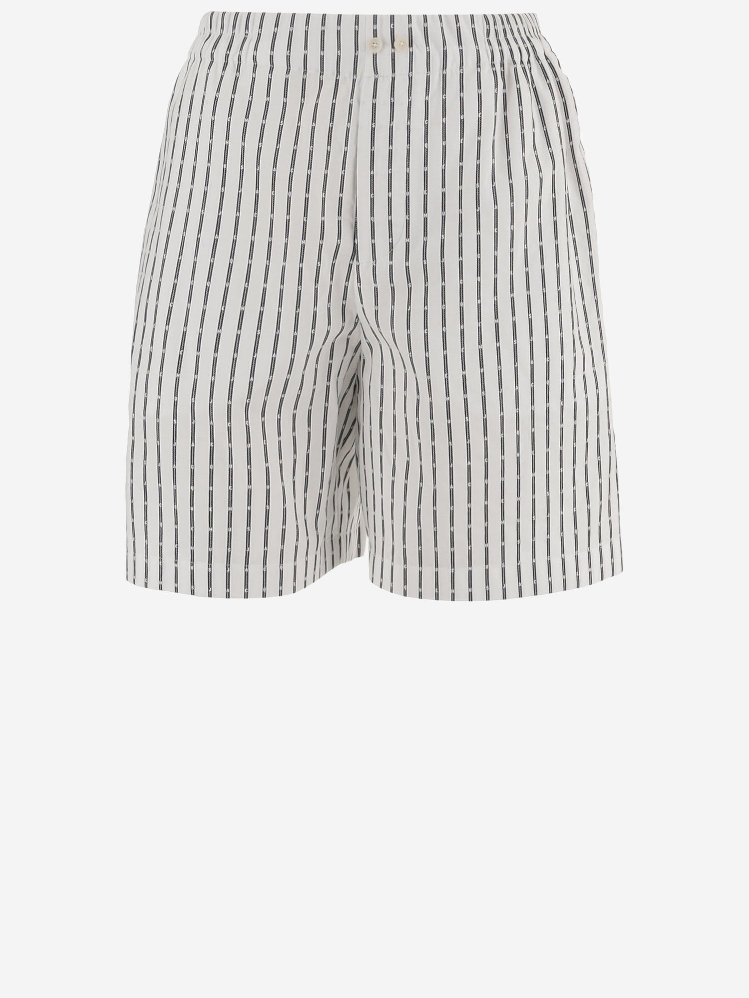 PANTALONI CORTI IN COTONE CON LOGO SOM00539AW00782 1LZ JACQUEMUS 