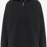 FELPA ROND CARRÉ CON COLLO DOLCEVITA E ZIP SSM00321AJ00255 990 JACQUEMUS 