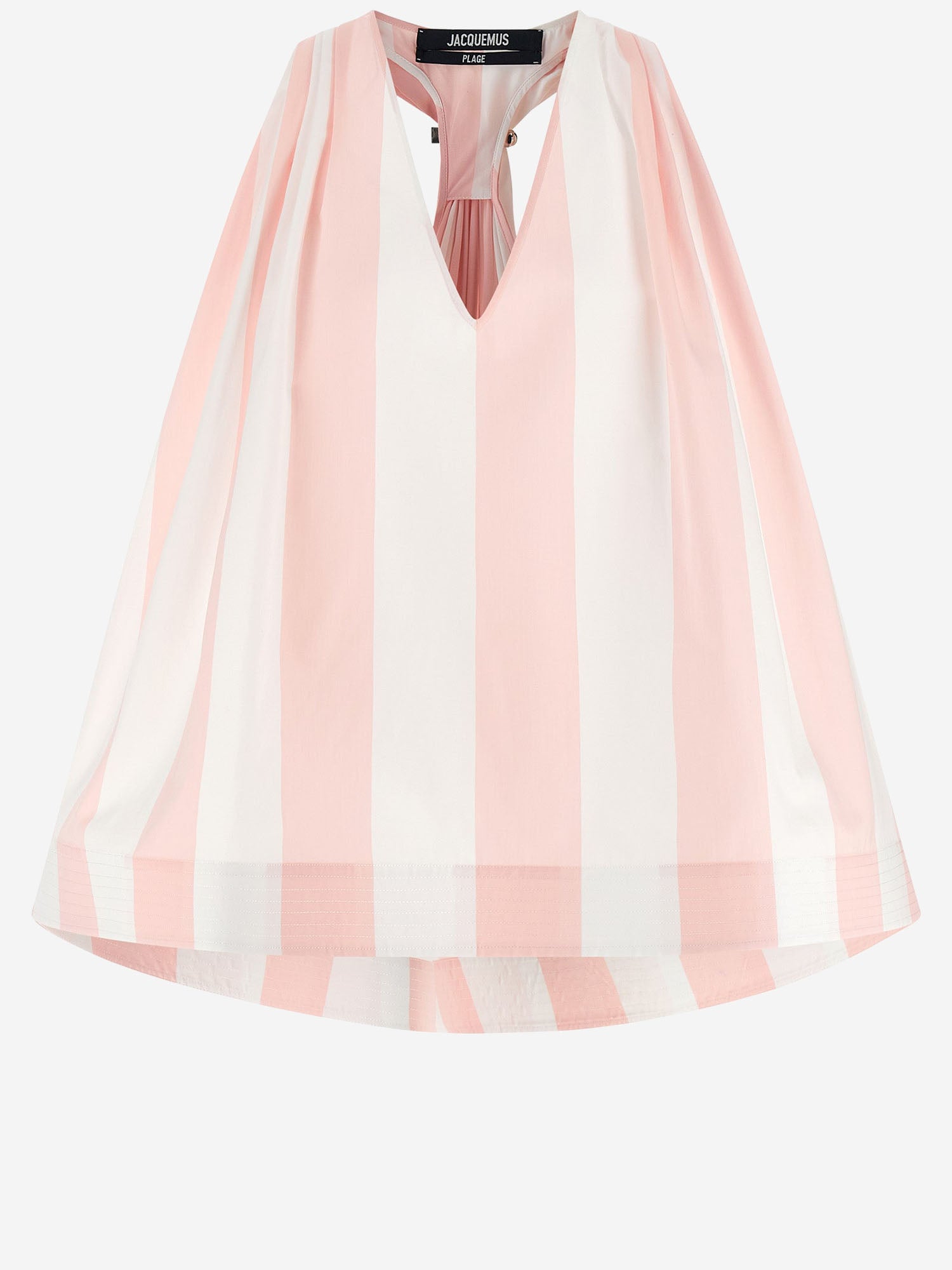 TOP IN COTONE CON MOTIVO A RIGHE TOW00115AW00796 4LS JACQUEMUS 