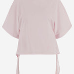 T-SHIRT rosa in misto nylon TOW00908AJ00254 430 JACQUEMUS 