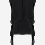 TOP SENZA MANICHE IN MISTO CARTA CON PANNELLI LATERALI ALLUNGATI TOW00910AJ00254 990 JACQUEMUS 