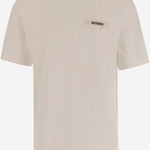 T-SHIRT IN COTONE CON LOGO TSM00133AJ00226 150 JACQUEMUS 