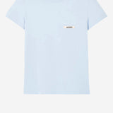 T-SHIRT IN COTONE CON LOGO TSM00133AJ00226 321 JACQUEMUS 